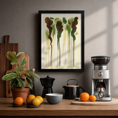 Five Plant Forms Botanical - Framed Print