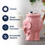Tabouret de jardin en éléphant en céramique 18,5 po Orla Global-1174076718