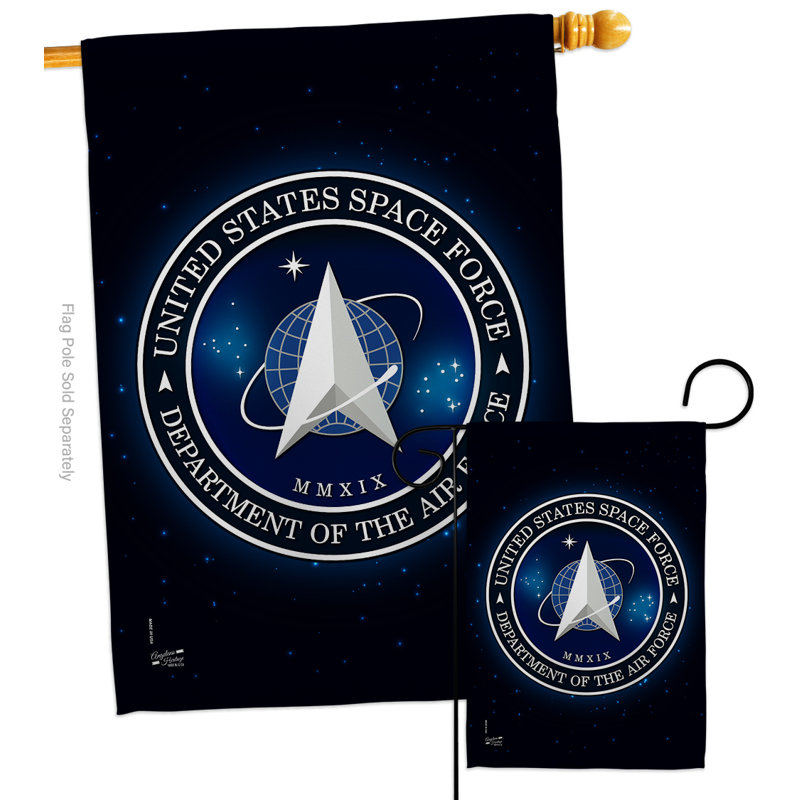 Double Sided 40'' H x 28'' W Polyester Independence Day Flag Set
