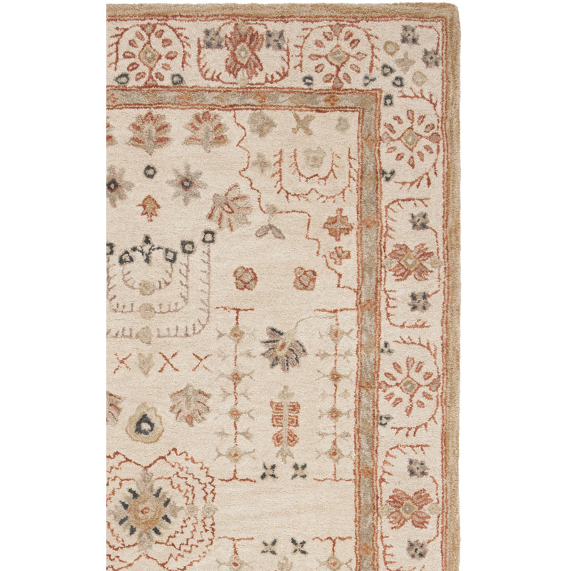 Tapis oriental en laine touffeté à la main Tingley, Tapis de couloir 2 pi 3 po x 14 pi