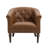 Boney 29.88" W Faux Leather Tufted Barrel Chair-1097469570