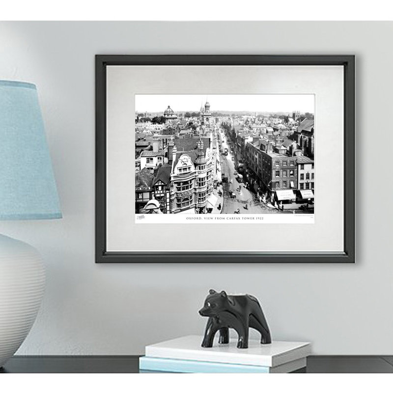 Oxford, View From Carfax Tower 1922 by Francis Frith - Single Picture Frame Print, 60cm H x 80cm W x 2.3cm D