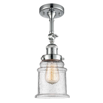 Galaviz Glass Semi Flush Mount