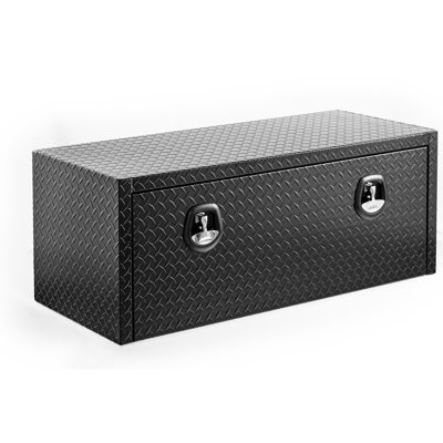 Heavy Duty, 48 Inch, Aluminum, Underbed Truck Tool Box, Waterproof, Dual Locks, Spacious 48X18x18 Interior, Low - Profile, Aerodynamic, Hassle Installation Locking Mechanisms, Streamlined Design