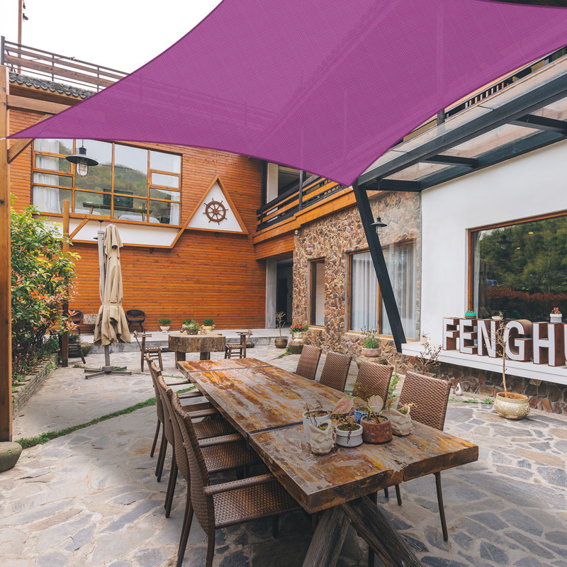 Fuchsia 20' x 16' Rectangle Sun Shade Sail Canopy