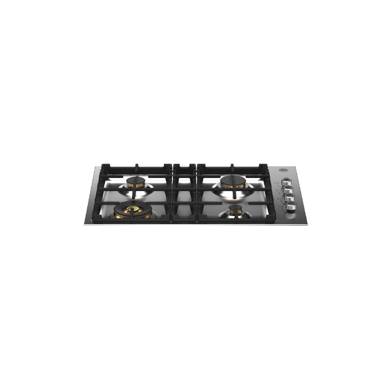 Bertazzoni 30" Gas 4 Burner Cooktop, Brass
