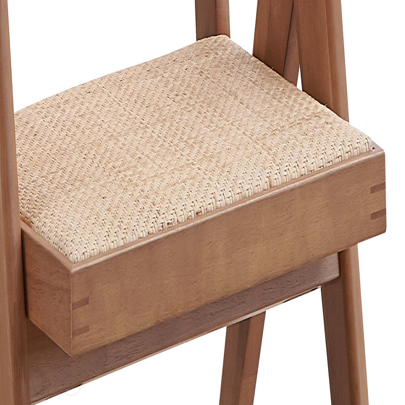 Chaise d'appoint en rotin et finition naturelle