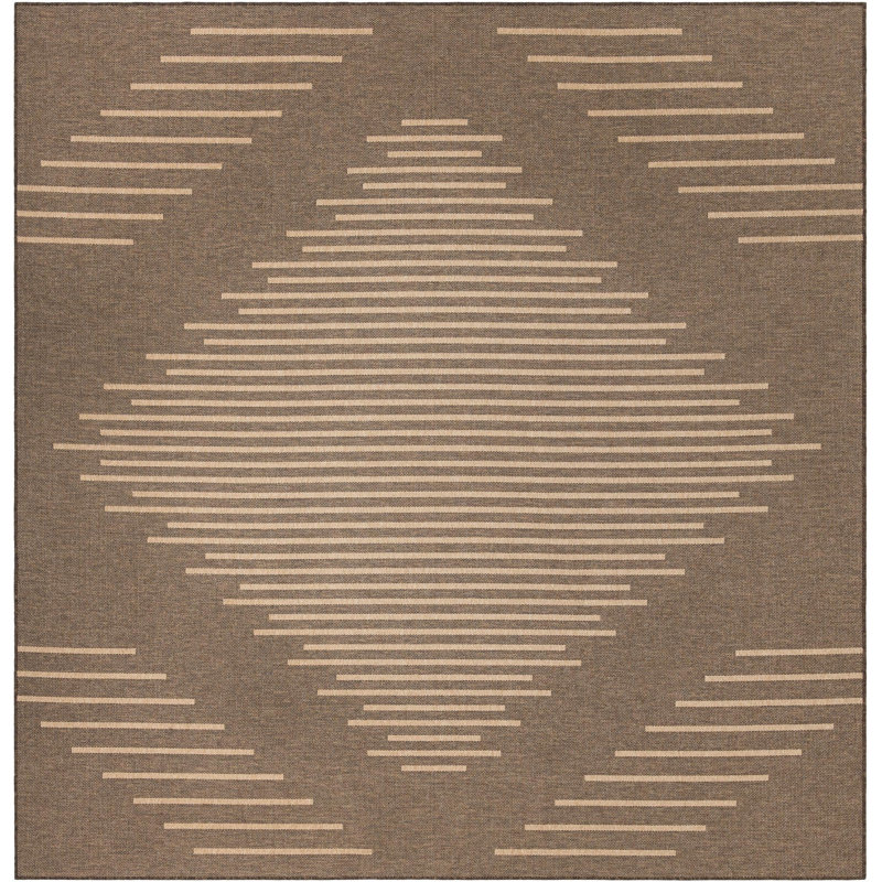 Sheglita Abstract Indoor Rug, Square 12'2"
