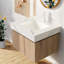 Meuble-lavabo moderne (doit inclure le meuble-lavabo et le lavabo) avec rangement