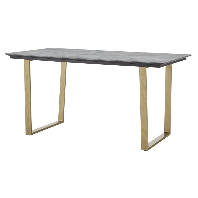 Rectangular Dining Table, Gold