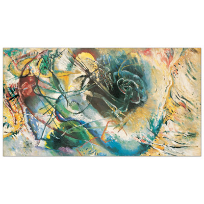 Improvvisazione Senza Titolo by Wassily Kandinsky - Rectangle Print