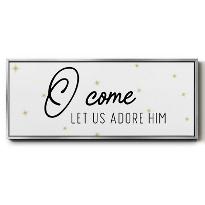 O Come - toile encadrée