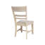 Chaise d'appoint en bois massif Mayores