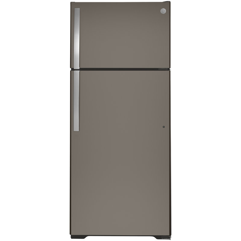 GE® 17.5 Cu. Ft. Top-Freezer Refrigerator, Slate