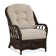 Chaise avec accoudoirs en rotin Everglade