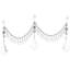 Hanging Crystal Swag - 26.5 Inches Set Of 2