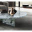 Table basse en marbre naturel poli bleu gris, table de salon, pierre naturelle, 35,4 H 9,8 pouces / 90 H 25 cm, marbre véritable, marbre véritable-131180833