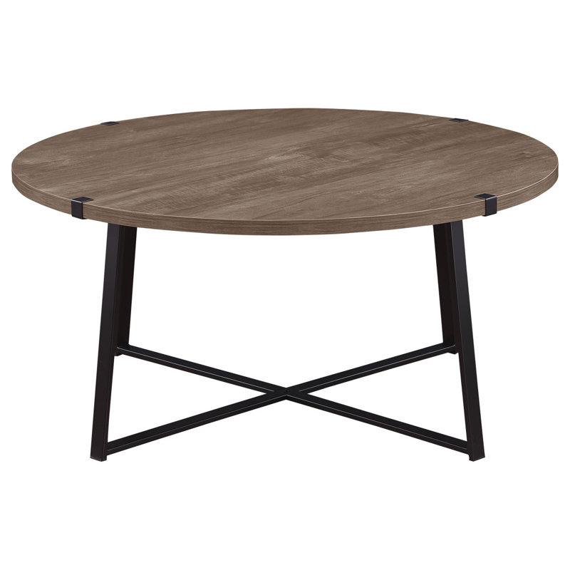 Table basse ronde en bois d'ingénierie Heyer