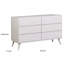 Commode double 6 tiroirs Luleya-1606837334