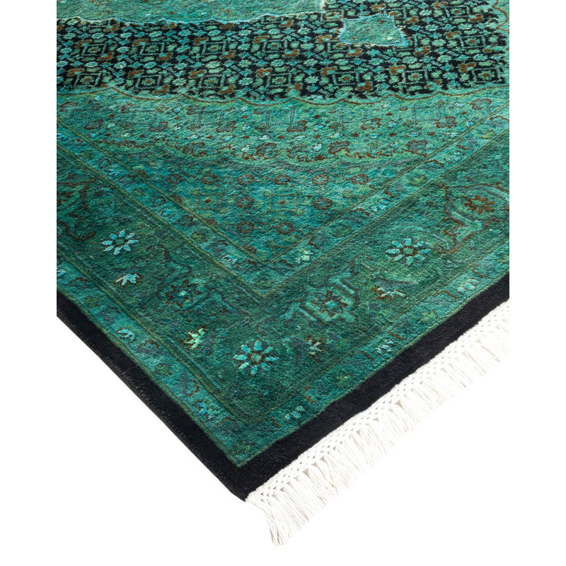 Fine Vibrance One-of-a-Kind 4' 1" X 6' 9" Hand Knotted Area Rug