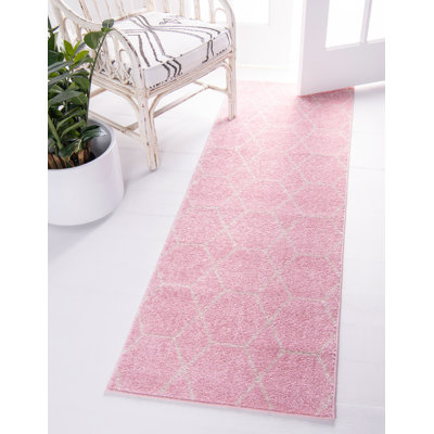 Debrodie Geometric Light Grey Area Rug