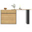 Kitchen Island With 2 Doors, 1 Drawer And Extendable Table-286566681