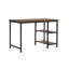 Bureau à cadre en métal avec surface en placage de bois 45 po Kilmersdon