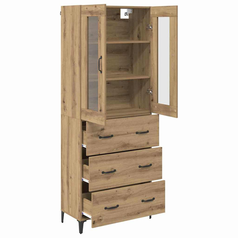 69.5cm Sideboard, Artisan Oak