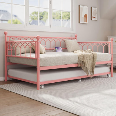 Twin Metal Daybed, Easy Assembly Space Saving