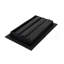 Évent à registre de plancher en aluminium à grille de plancher en aluminium 10 po x 16 po noir