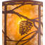 Rustic Lodge 1 - Light Flush Mounted Sconce