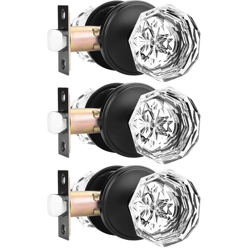 Passage Door Knob, Black