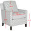 Fauteuil en polyester 28,5 po-16130689