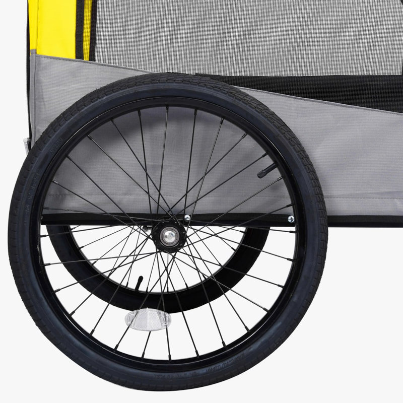 Lydney Collapsible Pet Carrier, Yellow/Grey