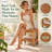 EcoDecors 24 Inch Eleganto Teak Shower Bench with Shelf, Waterproof Spa Seat
