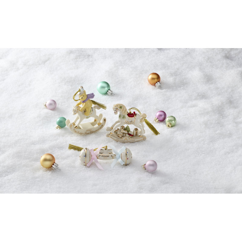 2025 Baby's 1st Christmas Rattle Ornament