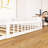 Wood Frame Full Size Upholstered Platform Bed With Guardrail And Pillow-380137082
