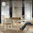 Azil Solid Wood Base Dining Table