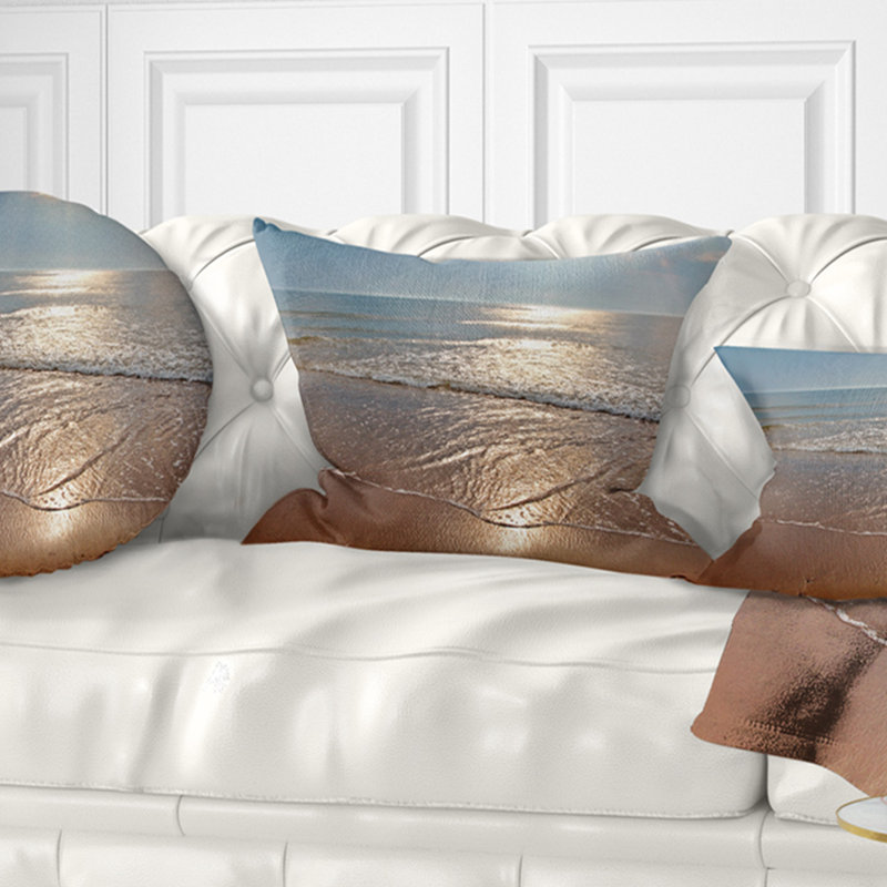 Coussin Seascape, 16 po x 1 po, Carré