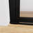 28" X 72" Semi-Frameless Pivot Shower Door, 1/4" Tempered Glass, Adjustable Width, Reversible Installation, Matte Black
