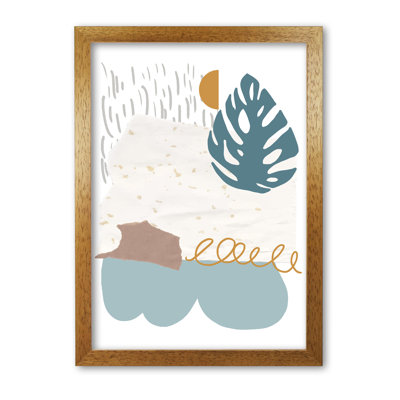 Reef Shapes Abstract 1 Piece Wall Art