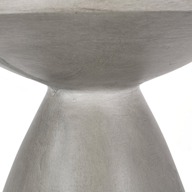 Table d'appoint d'extérieur en béton, Naturel