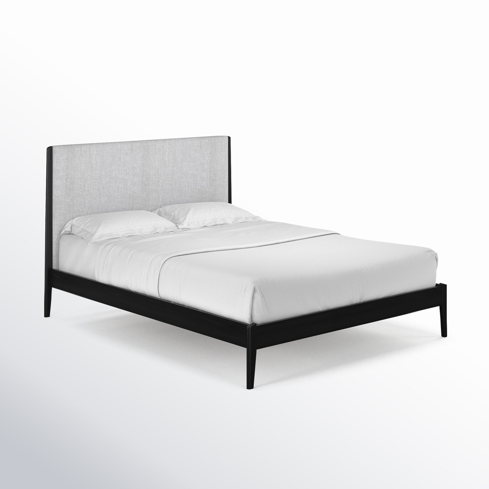 Javi Platform Bed, Black, Full