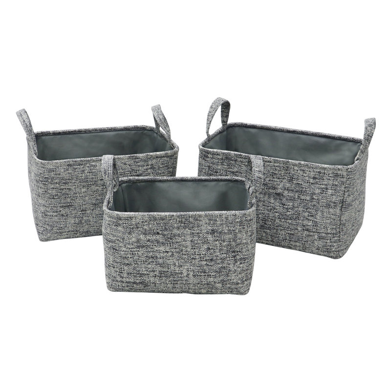 JVL Fabric Decorative Basket