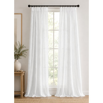 Semi Sheer Curtain Single Panel