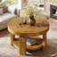Solid Wood Coffee Table with Storage