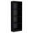 Black 3 Piece Living Room Set with 3 Bookcases