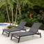 Chaise longue d'extérieur