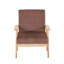Fauteuil d'appoint en velours Bleona-107227493