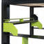 Lit mezzanine double en bois avec prise de courant et ports USB / Type-C, gestion des câbles intégrée et lumière RVB-1247090276